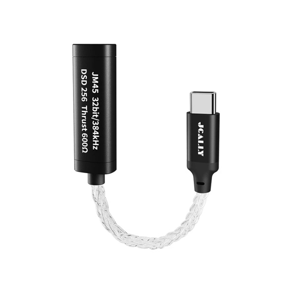 JCALLY JM45 Type C to 3.5mm HIFI Portable Digital Audio Code Chip Earphone Decoding Adapter