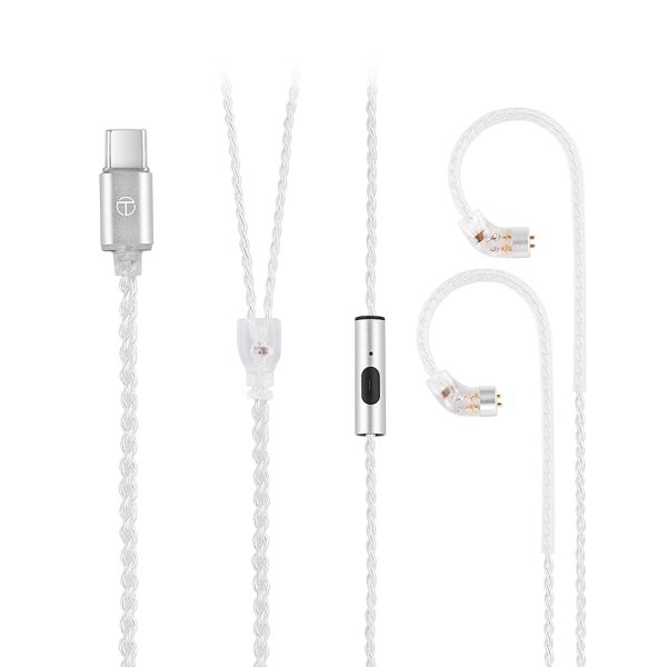 TRN A7 Type-C Upgrade Cable Audio Codec Decoder Chip Earbuds Line With Mic