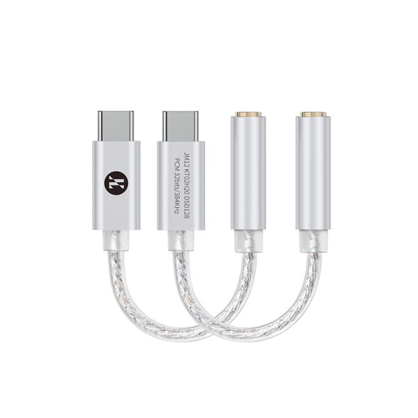 JCALLY JM12 Type C to 3.5mm Audio Adapter HiFi DAC Chip Audio Cable